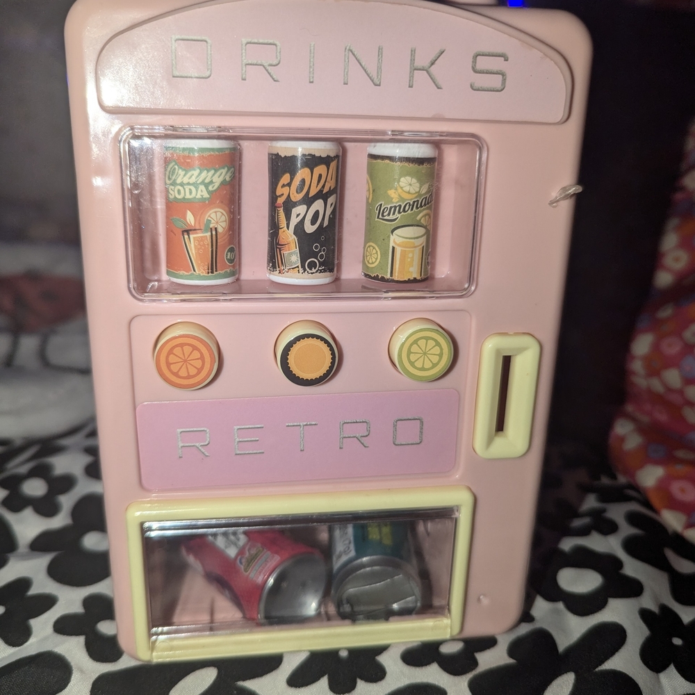 Retro Kids Toy Drink Dispenser - Pink